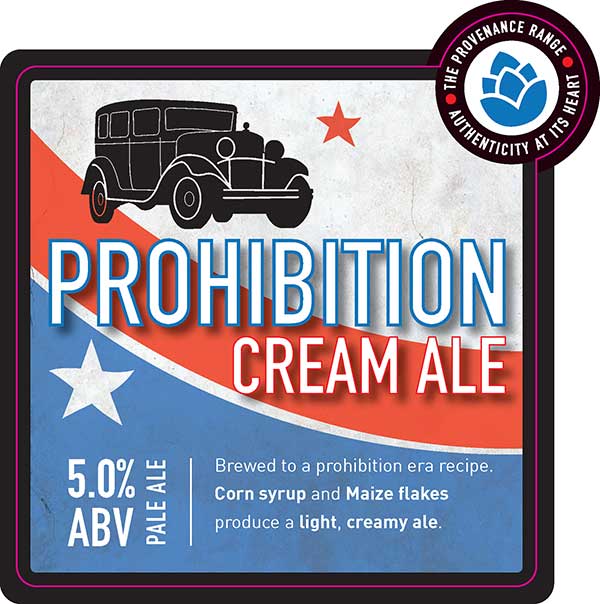 Hydes Beer Prohibition Cream Ale