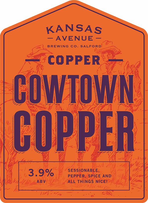 Kansas Avanue Beer Cowtown Copper