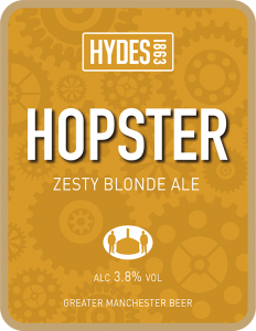 Hydes Hopster - A Zesty Blonde Ale