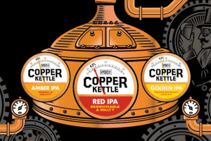 Copper Kettle IPA Beer by Hydes Brewery